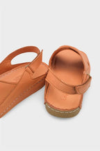 Capone Florina Genuine Leather Soft Comfort Women Black Sandal