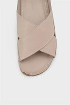 Capone Florina Genuine Leather Soft Comfort Women Black Sandal