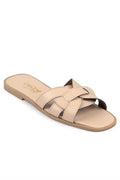 Capone Halsey Women Beige Slide Flat Sandals