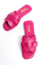 Capone Halsey Women Beige Slide Flat Sandals