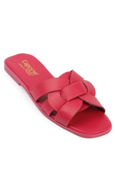 Capone Halsey Women Beige Slide Flat Sandals