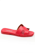 Capone Halsey Women White Slide Flat Sandals