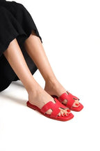 Capone Halsey Women White Slide Flat Sandals