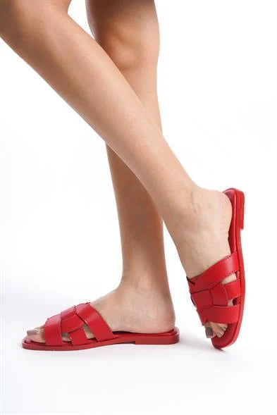 Capone Halsey Women Beige Slide Flat Sandals