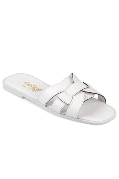 Capone Halsey Women Beige Slide Flat Sandals
