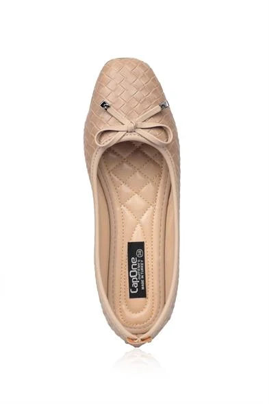 Capone Hana Trend Women Beige Ballet Flats