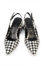 Capone Ruby Soft Padded Insole Women Houndstooth Heeled Shoes