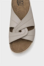 Capone Janel 107090 Ženske zlatne slingback udobne anatomske sandale