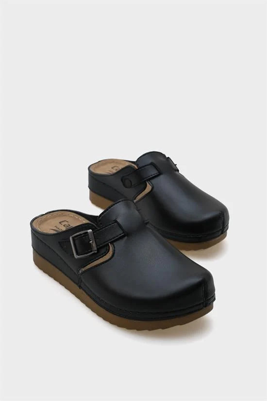 Capone Janet 107090 Women Black Slingback Comfort Anatomical Sandals
