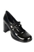 Capone Jeana Platform Shiny Women Patent Black Mary Jane Shoes