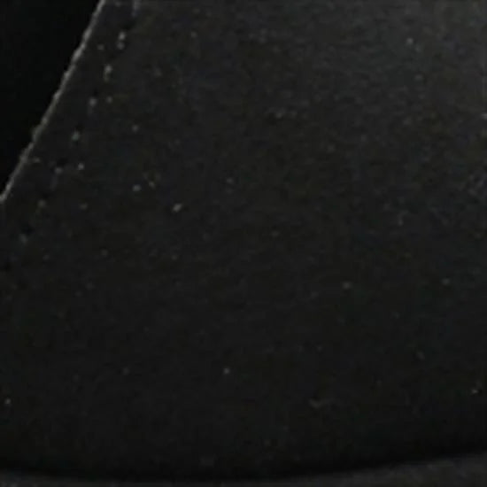 Capone Jelene Platform Suede Look Single Band Women Sued Black Clog