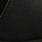 Capone Jelene Platform Suede Look Single Band Women Sued Black Clog