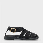 Capone Jennife Suede Look Gladiator Women Sued Mink Sandal