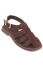 Capone Jennife Suede Look Gladiator Women Sued Mink Sandal