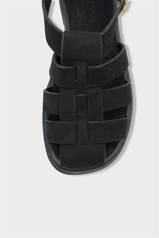 Capone Jennife Suede Look Gladiator Women Sued Mink Sandal