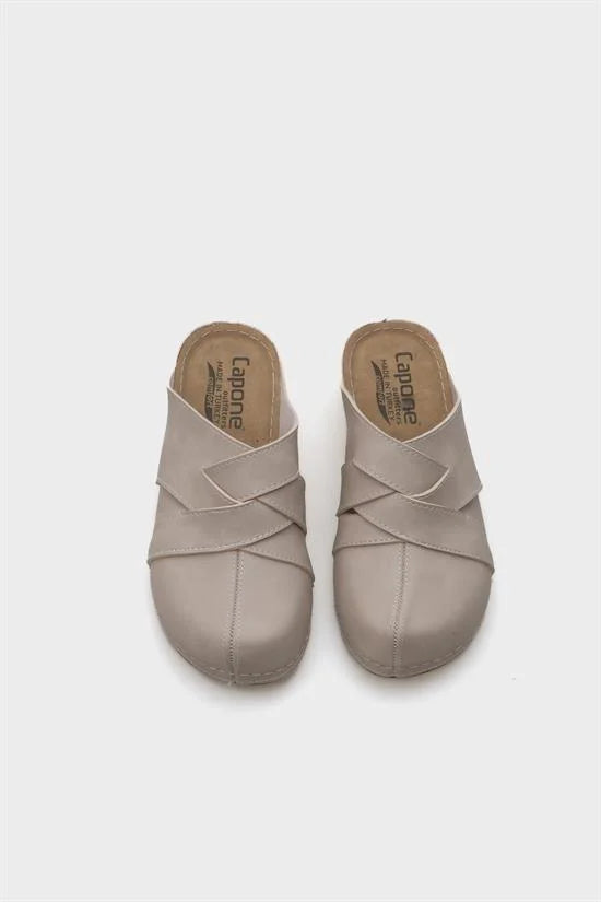 Capone Jessica Women Beige Slingback Comfort Anatomical Sandals