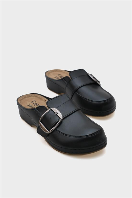 Capone Jessy 4151 Women Black Slingback Comfort Anatomical Sandals