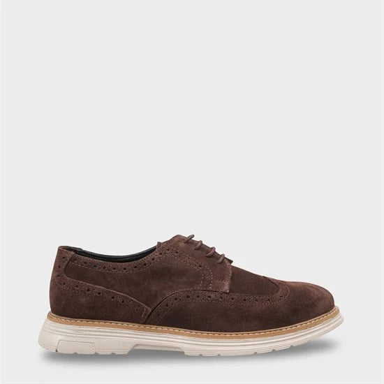 Capone Joachim Genuine Leather Suede Lace-Up Genuine Leather Lined Men Loafer