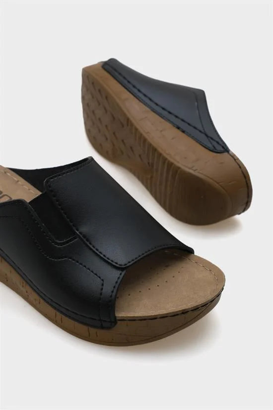 Capone Jude Z5414 Women Beige Slide Comfort Anatomical Sandals