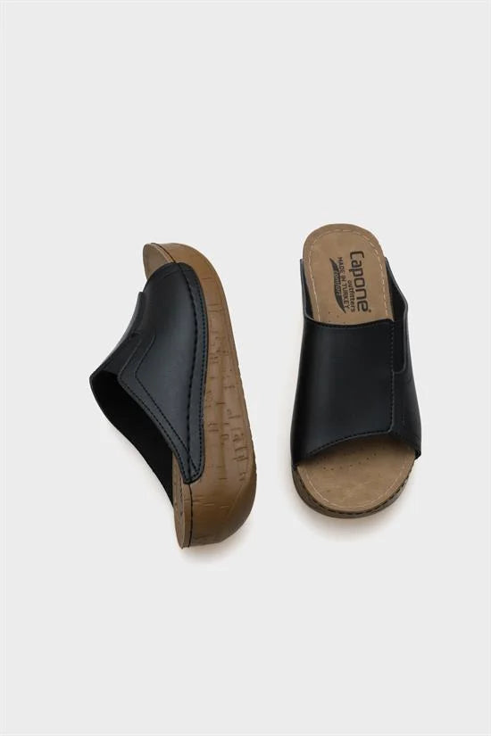 Capone Jude Z5414 Women Beige Slide Comfort Anatomical Sandals