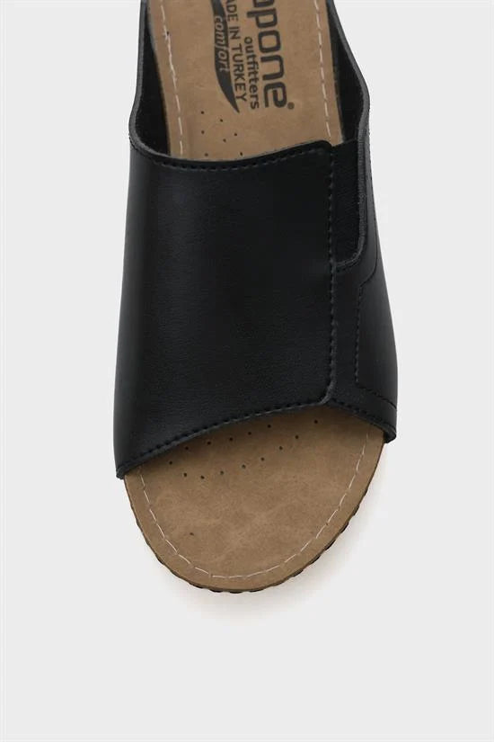 Capone Jude Z5414 Women Beige Slide Comfort Anatomical Sandals