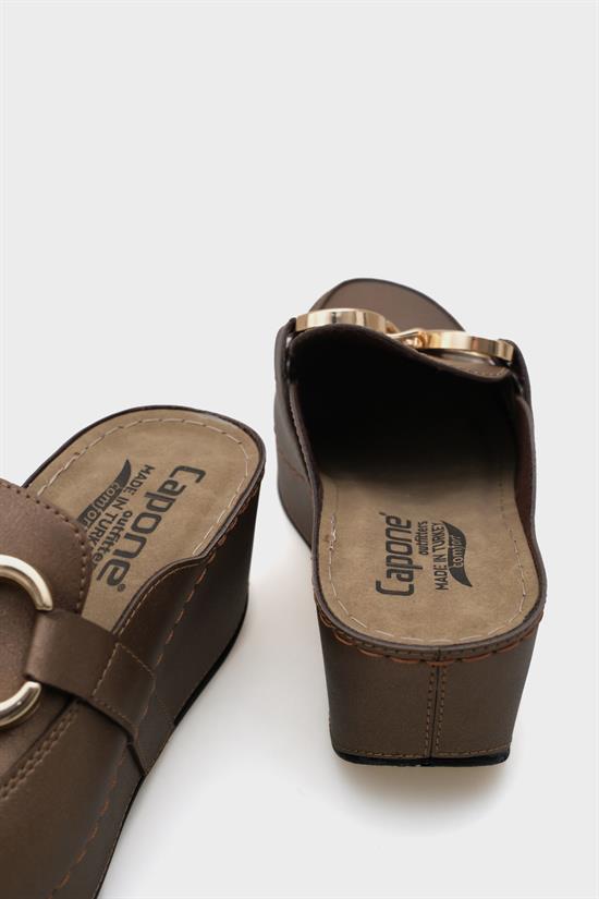 Capone Julia Women Beige Slingback Comfort Anatomical Sandals