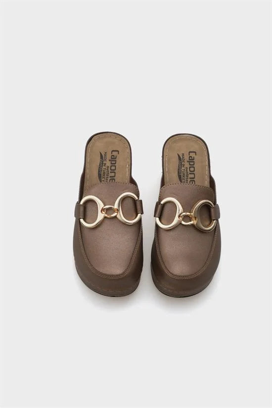 Capone Julia Women Beige Slingback Comfort Anatomical Sandals
