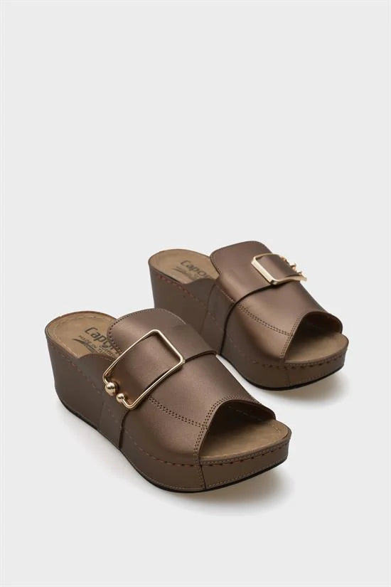 Capone Kacie 612245 Women Beige Slingback Comfort Anatomical Sandals