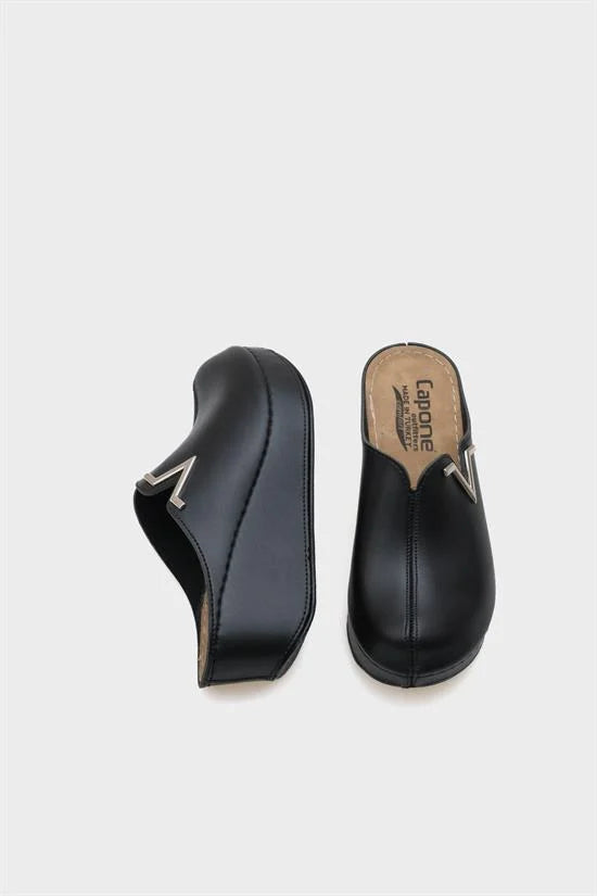 Capone Kally Z6188 Women Gold Platform V Clip Accessory Clog Sandals