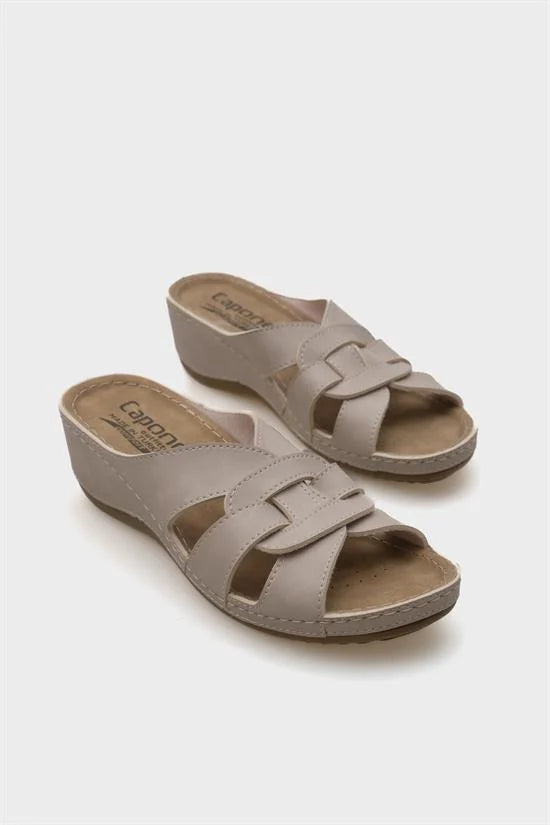 Capone Kamila 6319 Women Brown Slingback Comfort Anatomical Sandals