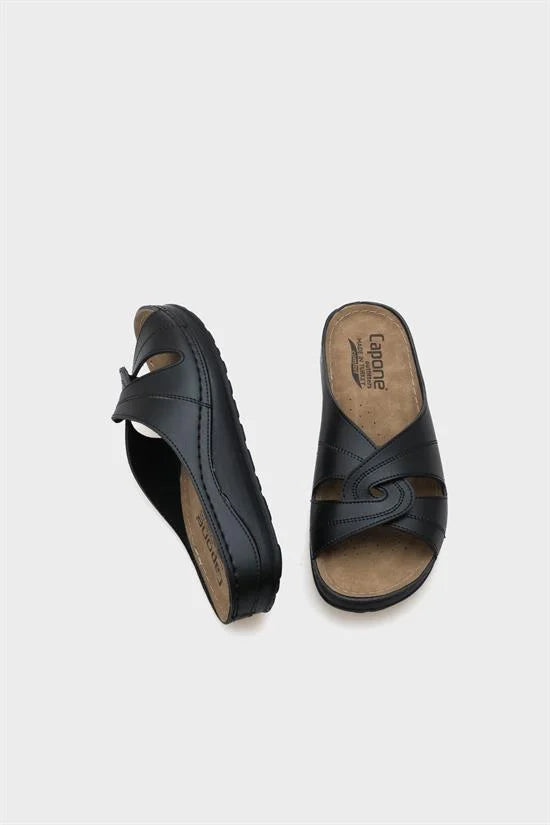 Capone Kamila 6319 Women Brown Slingback Comfort Anatomical Sandals