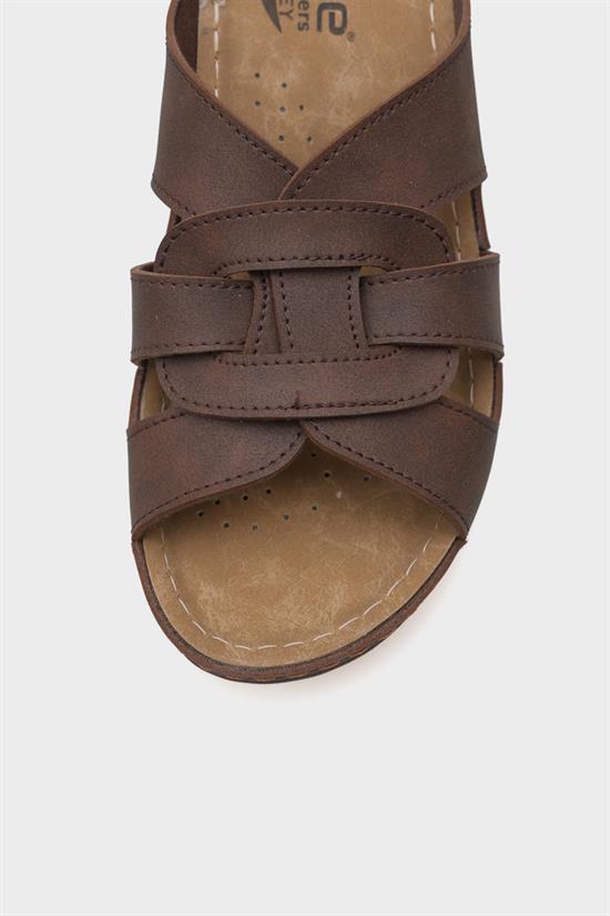 Capone Kamila 6319 Women Brown Slingback Comfort Anatomical Sandals