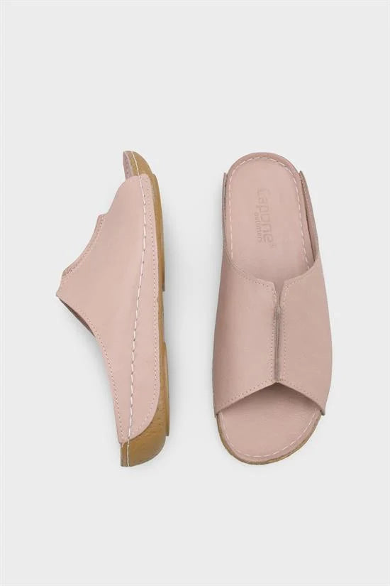 Capone Marielle Genuine Leather Soft Comfort Women Black Sandal