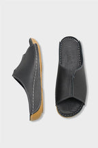 Capone Marielle Genuine Leather Soft Comfort Women Black Sandal
