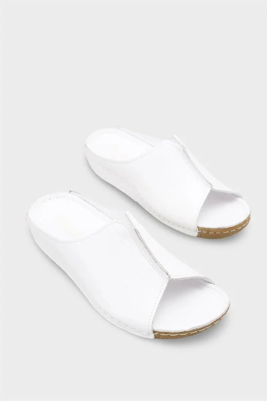 Capone Marielle Genuine Leather Soft Comfort Women Black Sandal