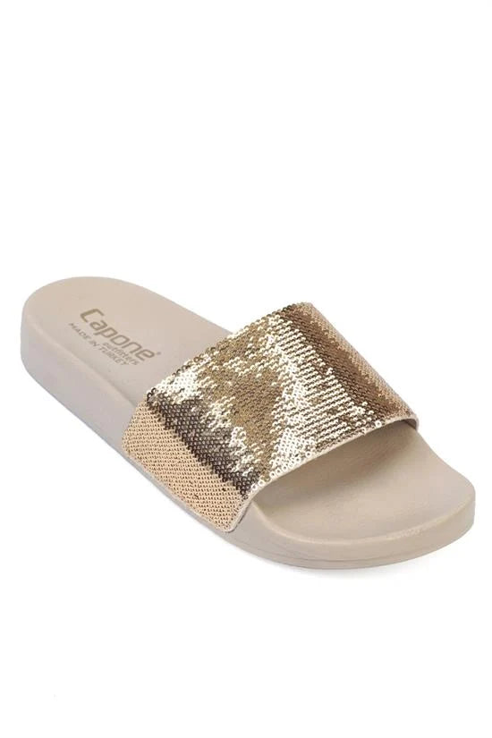 Capone Maurise Women Platinum Slippers