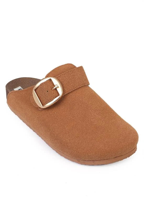 Capone Maurita Buckle Casual Closed Toe Women Black Sandal