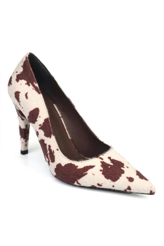 Capone Medium Heel Women Patent Ecru Stiletto