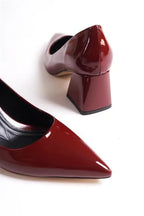Capone Sabrina Mid Heel Soft Padded Insole Women Black Shoes