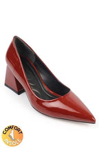 Capone Sabrina Mid Heel Soft Padded Insole Women Black Shoes