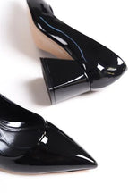 Capone Sabrina Mid Heel Soft Padded Insole Women Black Shoes