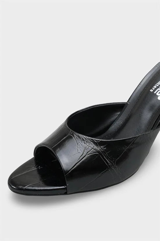 Capone Nadeen Wedge sandala sa srednjom petom elegantna ženska crna