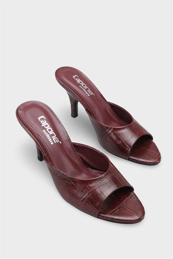 Capone Nadeen Wedge sandala sa srednjom petom elegantna ženska crna