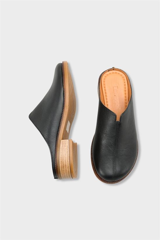 Capone Nancey Genuine Leather Low Heel Women Tan Clog
