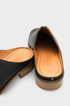 Capone Nancey Genuine Leather Low Heel Women Tan Clog