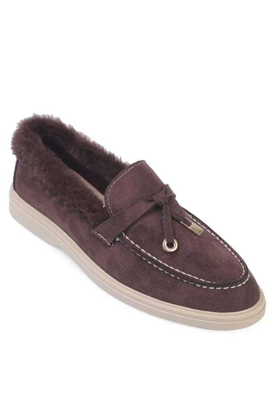 Capone Outfitters 004 Women Sued Khaki Loafer
