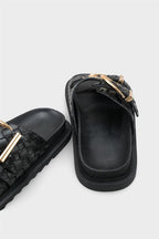 Capone Outfitters 1000 Women Black Sandal