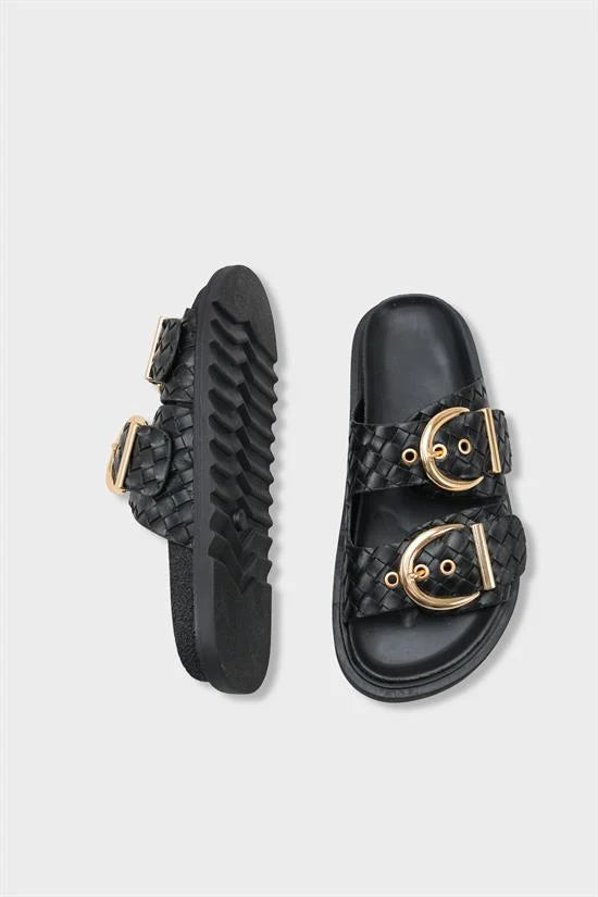 Capone Outfitters 1000 Women Black Sandal