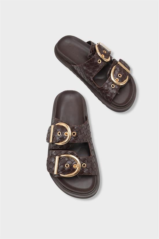Capone Outfitters 1000 Women Black Sandal