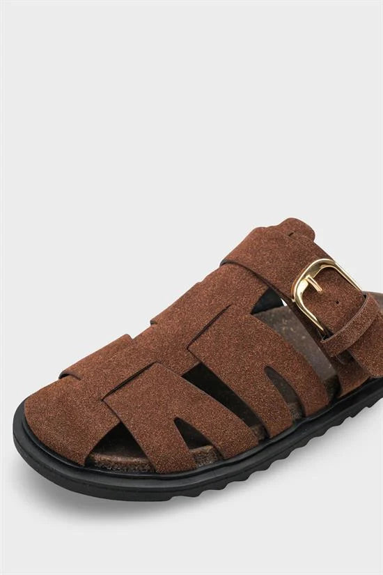 Capone Outfitters 1007 Women Brown Sandal